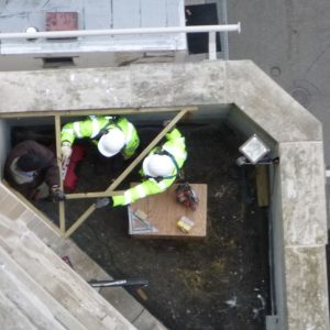 Kalamazoo Falcons - 2013, April Nest Box Installation